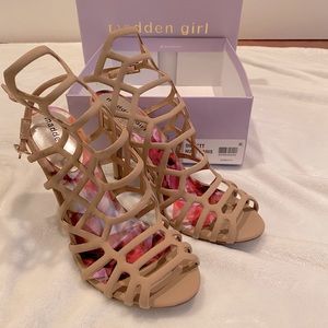 Madden Girl caged heels